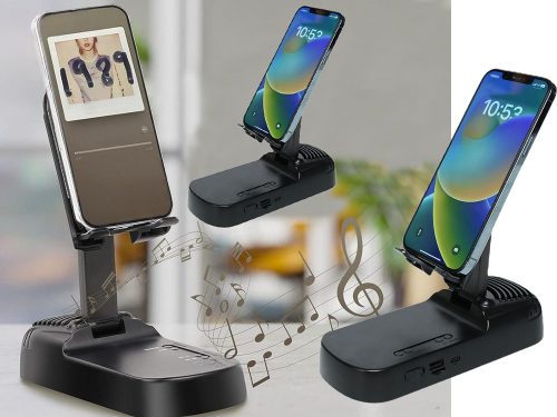 teleszkópos telefonállvány, bluetooth Hangszóró, powerbank 3in1