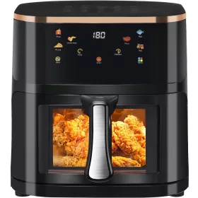 Friteuză cu aer fără ulei, dimensiune mare, 1400 w, 10 l