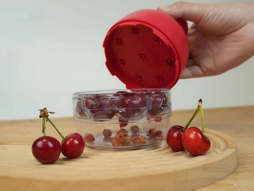 Meggymagozó gép edénnyel, 8db egyszerre magozható