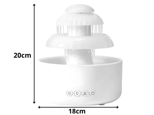 Párásító diffúzor led lámpa aromaterápiás szökőkút vezeték nélkül