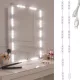 Led öltözőasztal tükör fények smink készlet 10 db usb 3 színű fény