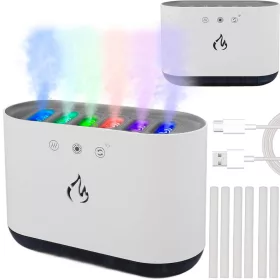   Compin levegő párásító diffúzor led fény rgb aromaterápia 6 fúvókák