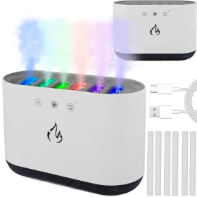   Compin levegő párásító diffúzor led fény rgb aromaterápia 6 fúvókák