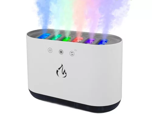 Compin levegő párásító diffúzor led fény rgb aromaterápia 6 fúvókák