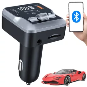   Fm mp3 mp3 mp3 transmitter volume 2 x usb c bluetooth 5.3 12v sd kártya