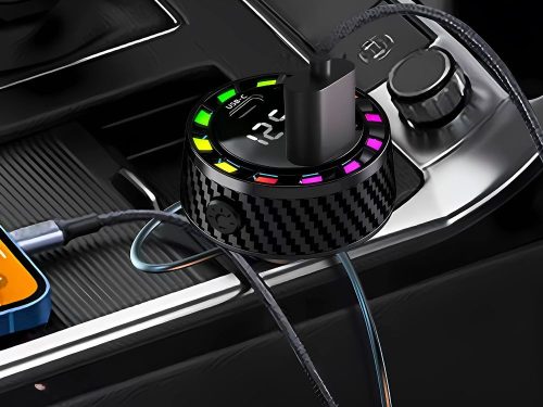 Autós töltő usb-c 14w és usb-a 15w a szivargyújtó aljzathoz