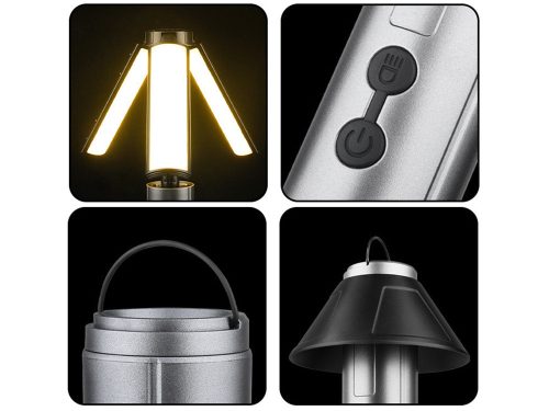 multifunkcionális teleszkópos led lámpa, zseblámpa, függőlámpa, állólámpa egyben