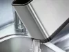 Evőeszköz tálca rozsdamentes acél konyhai szervező 4 rekeszes tálca