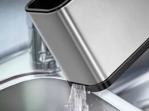 Evőeszköz tálca rozsdamentes acél konyhai szervező 4 rekeszes tálca