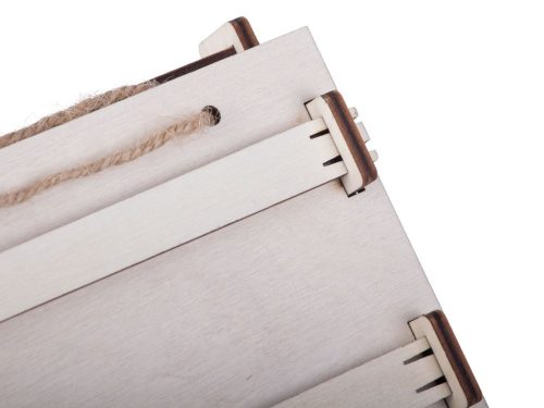 Madárház fából készült madárház fészekrakó doboz laprszerelt, festékkel diy