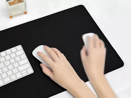 Gaming egér és egérpad xl 80x30 cm csúszásgátló fekete