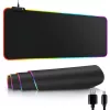 Gaming egérpad megvilágított rgb xl 80x30 egér alatt billentyűzet usb