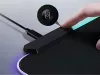 Gaming egérpad megvilágított rgb xl 80x30 egér alatt billentyűzet usb