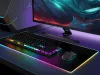 Gaming egérpad megvilágított rgb xxl 90x40 az egér billentyűzet alatt usb
