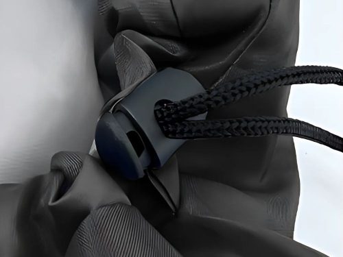 hálózsák kapucnival 205cm, fekete