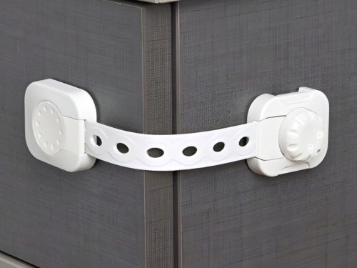 Gyerek biztonsági zár szekrényekre, fiókokra ajtókra 6db