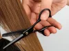 professzionális trimmelő fodrászolló, 17 cm, fekete