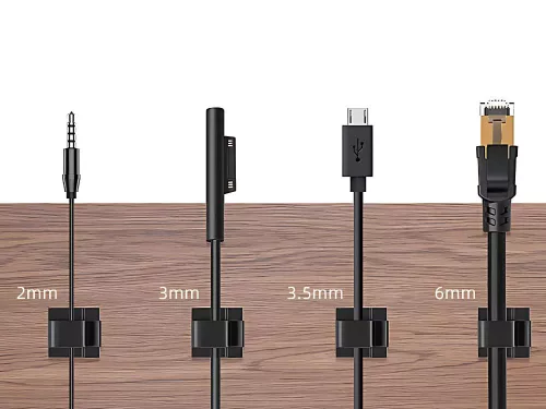 Kábelrendező vezetéktartó kapcsok 10db