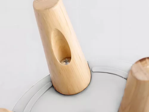 virágcserép lábakon álló, kerti, fehér 28 cm
