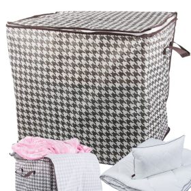   Szekrénytároló szövetből, lenvászon ruha összecsukható, 100 literes