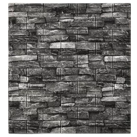   Falpanelek 3d tégla szürke tapéta öntapadós dekoratív hab 70X77cm szürke