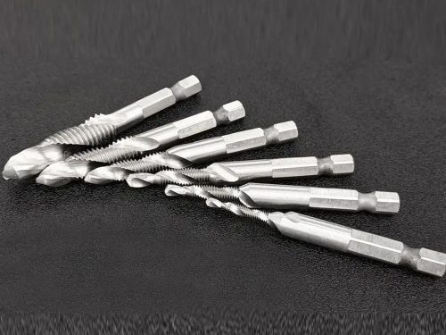 M3-10m hatszögletű menetfúró HSS menetfúró készlet 6 db