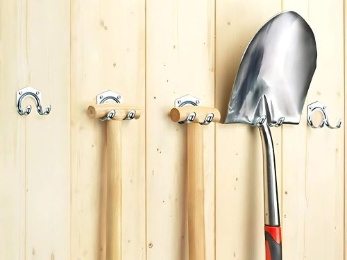 Fali kampók szerszámtartók 20db fém készlet csavarokkal