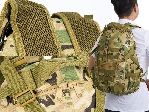 taktikai hátizsák 30l bézs