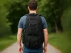 Hátizsák 35l fekete utazás túrázás trekking erős tartós