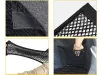 Autó csomagtartó háló stabil tépőzárral az autóüléshez stabil zseb 50x25cm