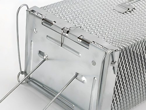 Humánus patkánycsapda nagy fém ketrec xxl 41x14,4x11cm