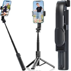   Selfie stick telefontartó tripod bluetooth távirányító 90 cm