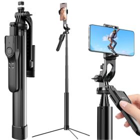   Selfie stick telefontartó tripod bluetooth távirányító 178 cm