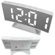 Elektronikus digitális led óra ébresztőóra hőmérő álló tükrök usb memória