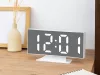 Elektronikus digitális led óra ébresztőóra hőmérő álló tükrök usb memória
