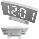 Elektronikus digitális led óra ébresztőóra hőmérő álló tükrök usb memória