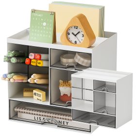   Szekrényszervező íróasztal-szervező polcok koszmetikumokhoz kis tárgyakhoz fiókok