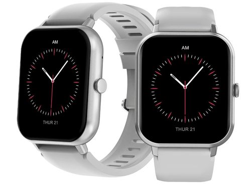 Okosóra női férfi gumiszíj sport Bluetooth hívások szürke