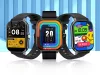 Okosóra női férfi gumiszíj sport Bluetooth hívások fekete