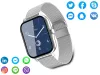 Okosóra női férfi gumiszíj sport Bluetooth hívások szürke