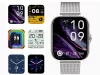 Okosóra női férfi gumiszíj sport Bluetooth hívások szürke