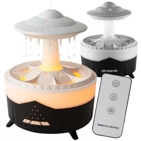   Párásító illatdiffúzor ufo alakú led lámpa távirányítóval