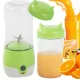 Hordozható usb végzetlen smoothie blender csésze koktél tároló zöld