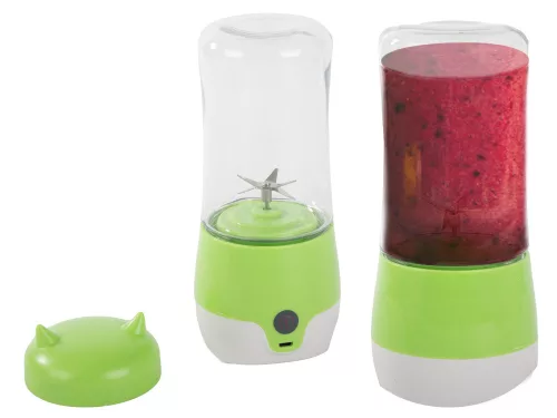 Hordozható usb végzetlen smoothie blender csésze koktél tároló zöld
