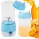 Hordozható usb végzetlen smoothie blender csésze koktél tároló kék