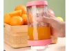 Hordozható USB-s, vezeték nélküli smoothie-keverő, jégaprító, rózsaszín