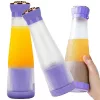 Hordozható USB-s, vezeték nélküli smoothie-keverő, turmixgép lila