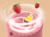 Hordozható USB-s, vezeték nélküli smoothie-keverő, turmixgép rózsaszín