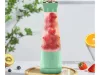 Hordozható USB-s, vezeték nélküli smoothie-keverő, turmixgép zöld