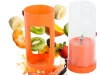 Hordozható USB-smoothie-keverő, vezeték nélküli jégaprító, pánttal szürke